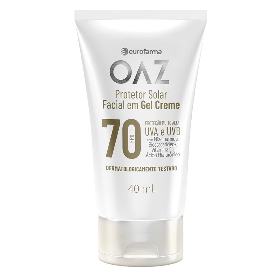 Protetor Solar Facial FPS70 OAZ 40g - Imagem 1
