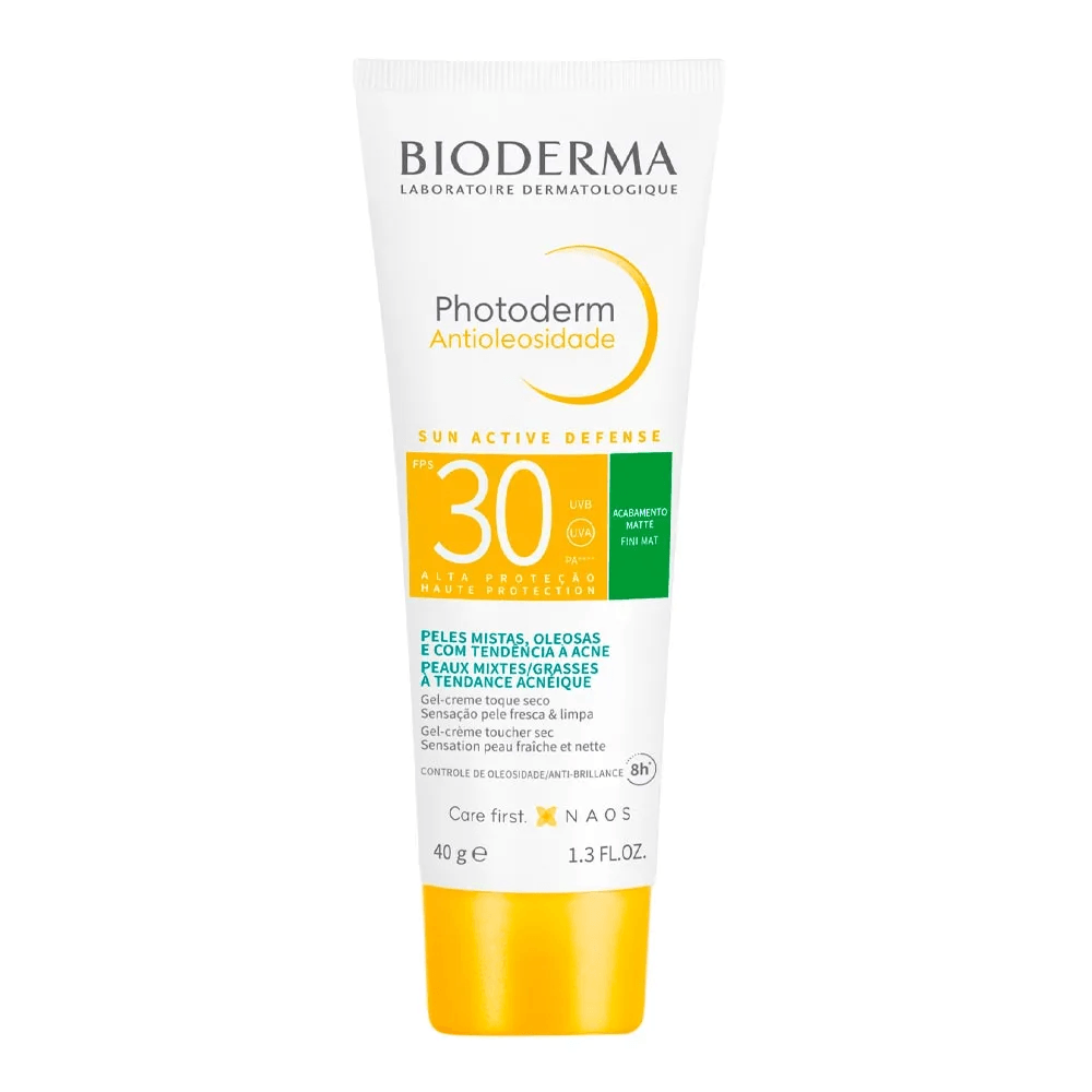 Protetor Solar Facial FPS30 Photoderm Gel Creme Antioleosidade 40g - Imagem 1