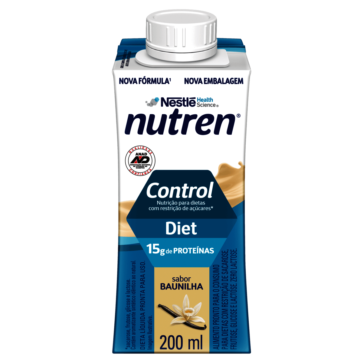 Nutren Control Sabor Baunilha 200mL - Imagem 1