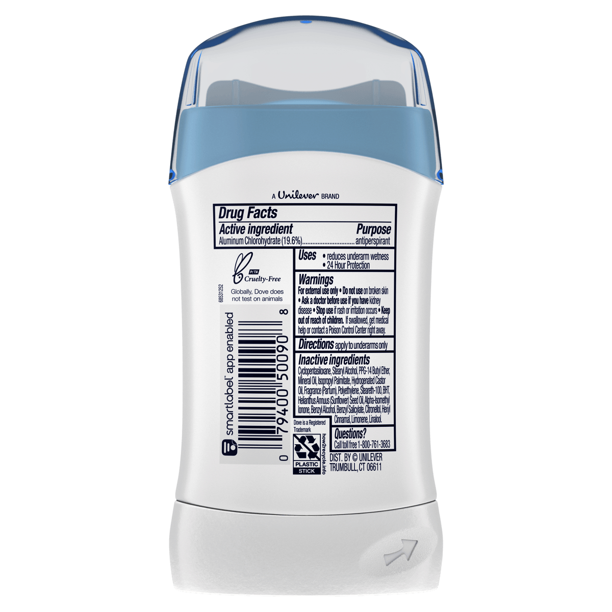 Desodorante Antitranspirante Dove Fresh Stick 45g - Preview 2