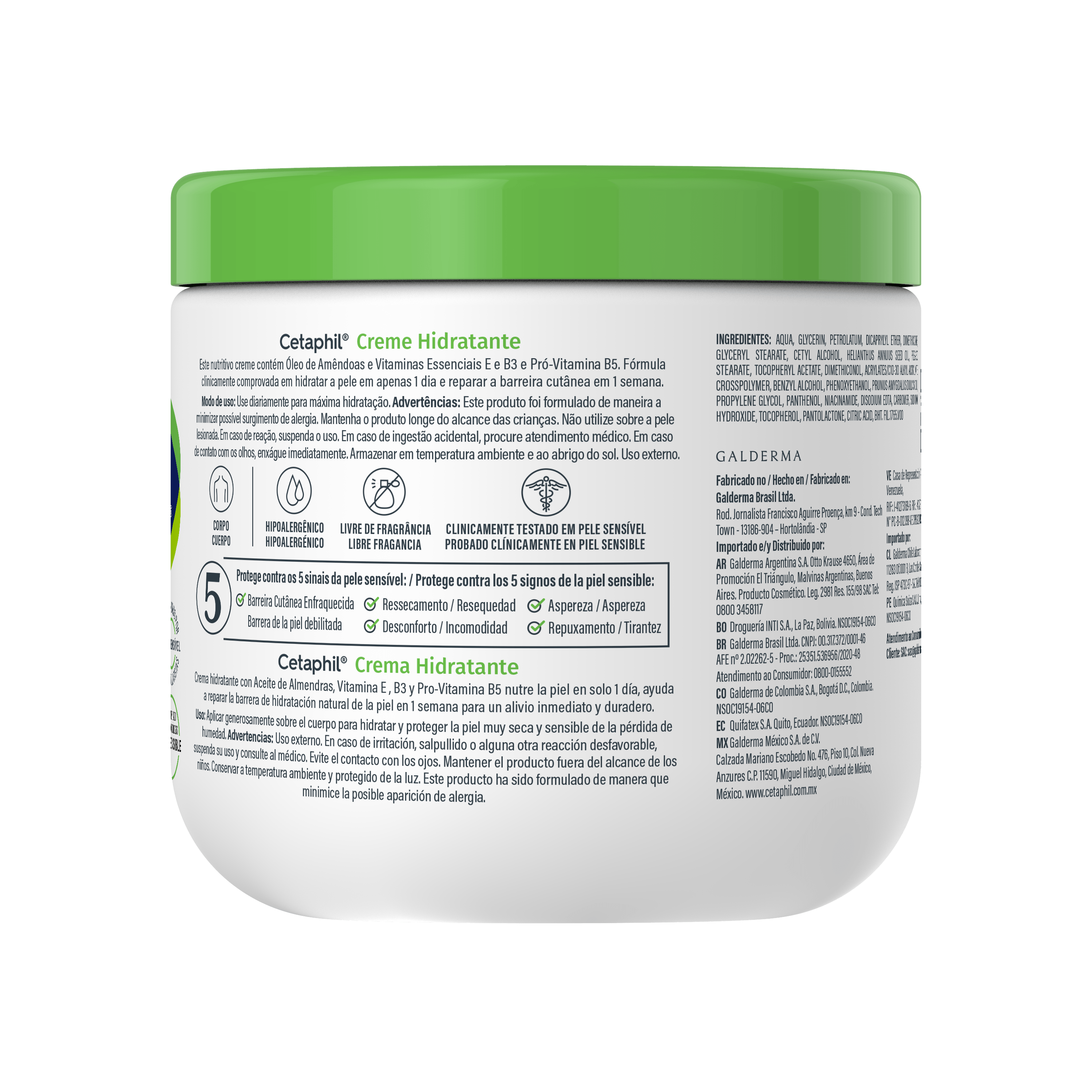 Cetaphil Creme Hidratante 453g - Imagem 2