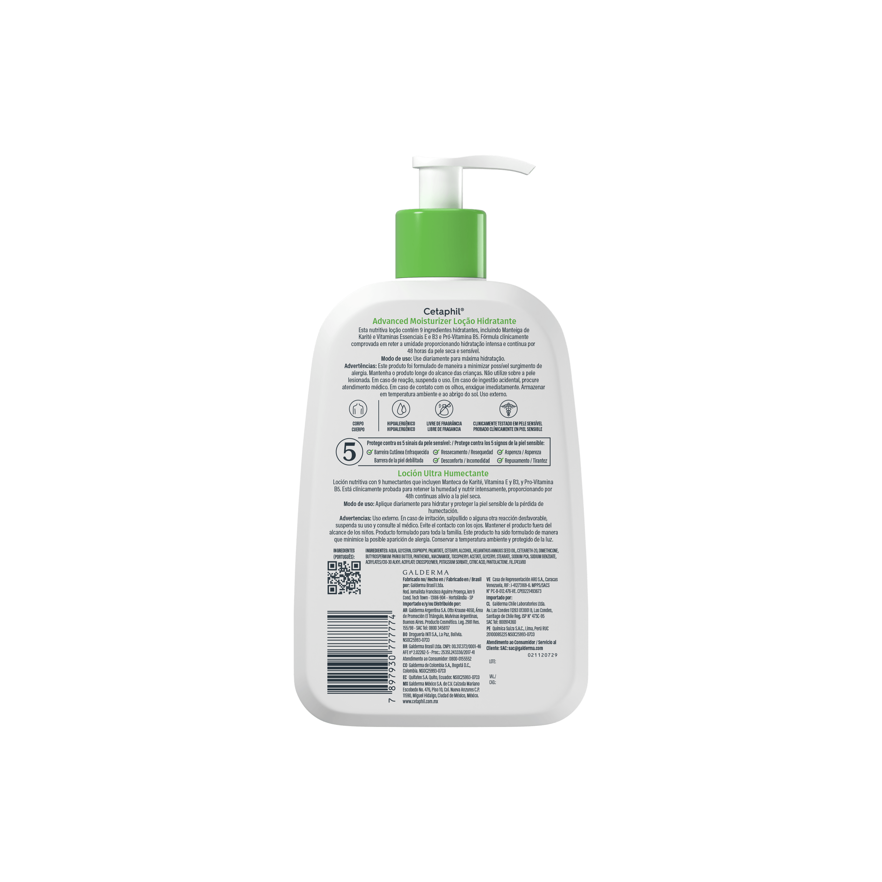 Cetaphil Loção Hidratante Advanced Moisturizer 473mL - Preview 2