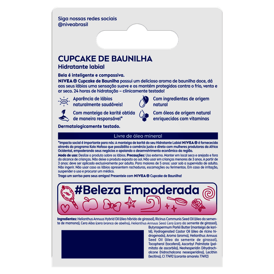 Hidratante Labial Nivea Disney Princesa Bela 4.8g - Imagem 2