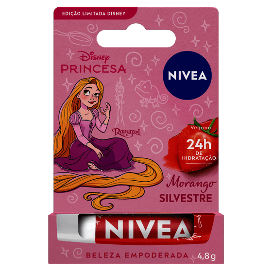 Hidratante Labial Nivea Disney Princesa Rapunzel 4.8g - Imagem 1