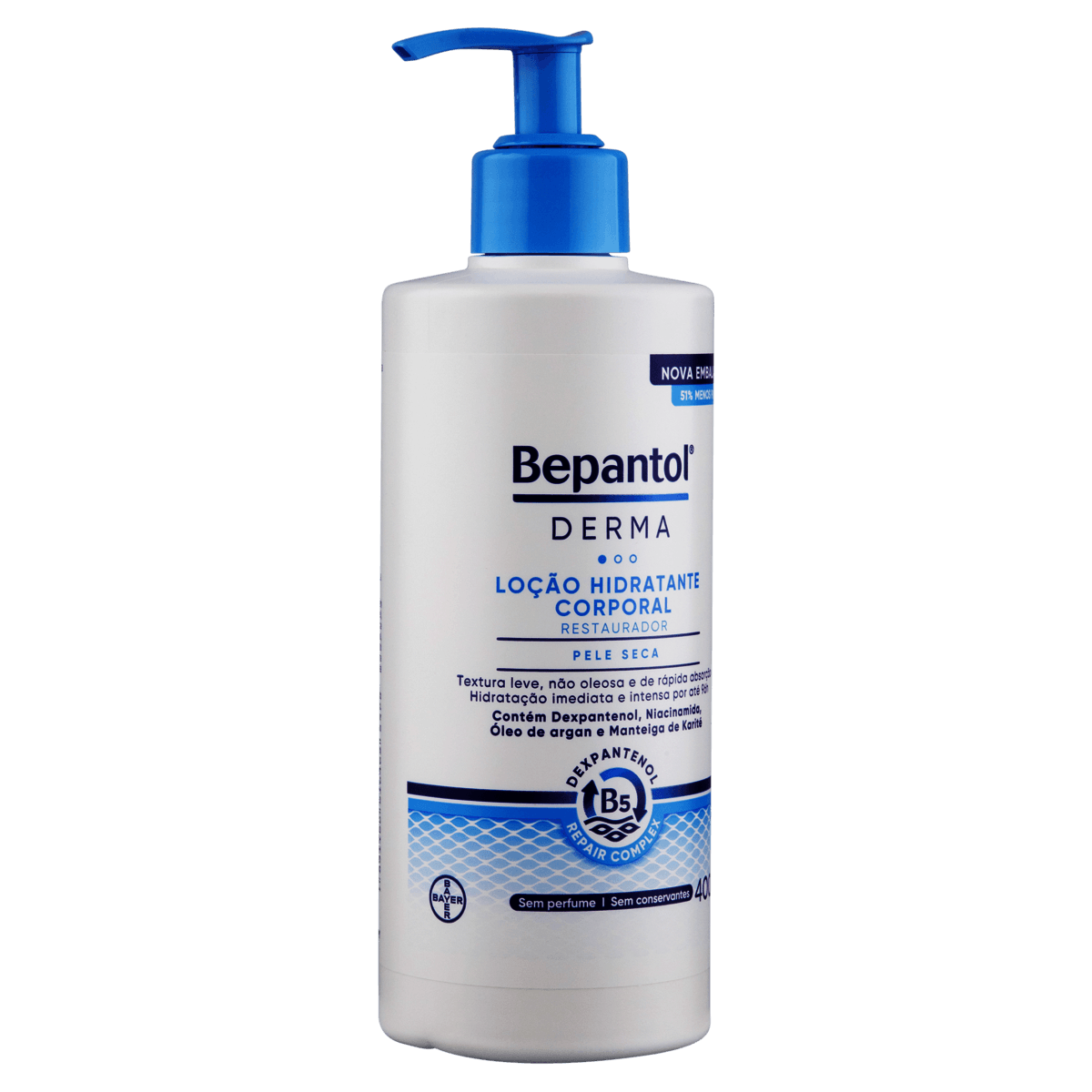 Bepantol Derma Loção Hidratante Restaurador Corporal Diária 400mL - Preview 3