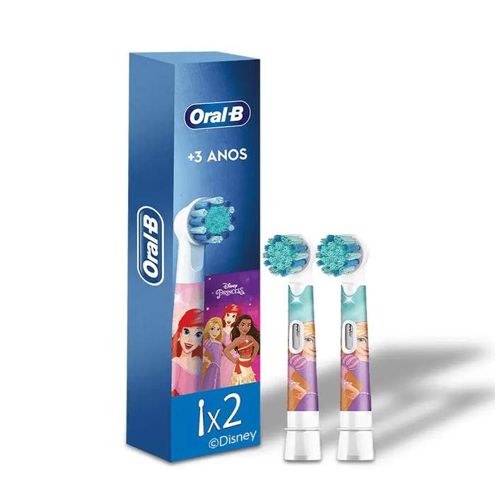 Oral-B Kids Refil para Escova Elétrica 3+ Disney Princess 2 Unidades - Imagem 1