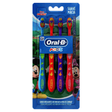 Oral-B Kids Escova Dental Infantil Mickey Suave Macia 4 Unidades