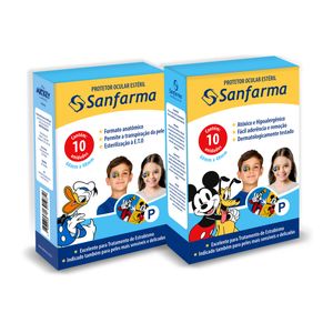 Protetor Ocular Mickey e Amigos P Sanfarma 10 Unidades