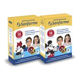 Protetor Ocular Mickey e Minnie P Sanfarma 10 Unidades