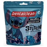 Dentalclean Fio Dental Stitch Flosser Infantil Sabor Morango 50 Unidades