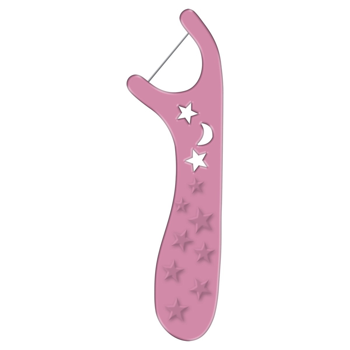 Dentalclean Fio Dental Stitch Flosser Infantil Sabor Morango 50 Unidades - Preview 4