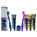 Dentalclean Kit Stitch Escova Dental + Fio Dental 20m + Gel Dental 50g