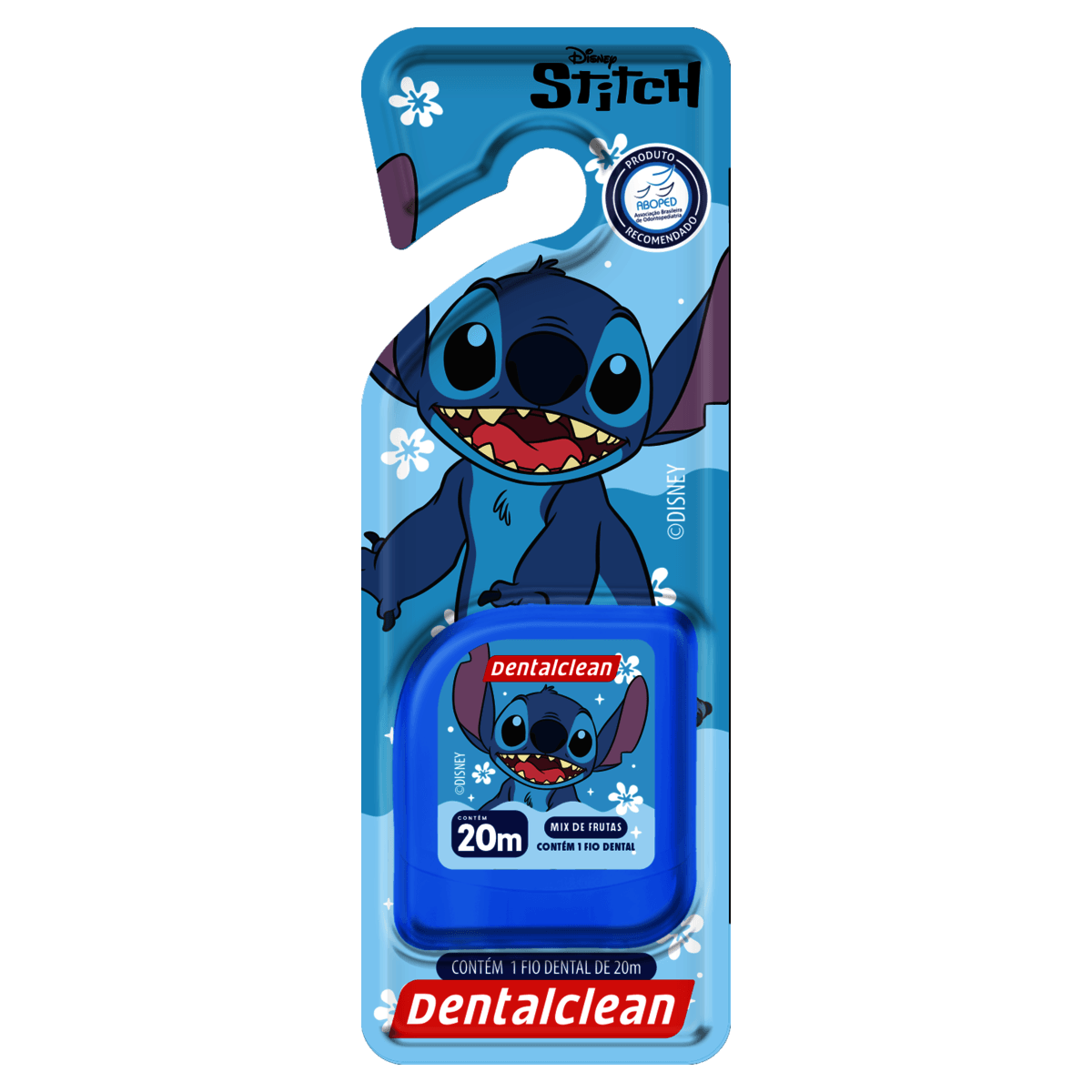 Dentalclean Fio Dental Stitch Sabor Mix de Frutas 20m - Imagem 1