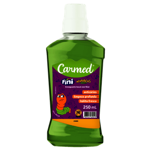 Enxaguante Bucal Carmed Fini Minhocas com 250mL
