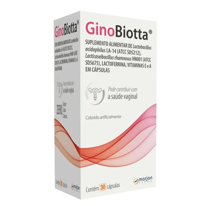Suplemento Alimentar Ginobiotta com 30 Cápsulas - Imagem 1