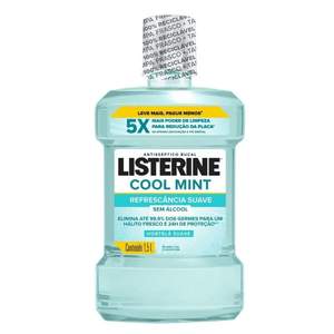 Enxaguante Bucal Listerine Cool Mint Zero Álcool Menta Suave 1.5L