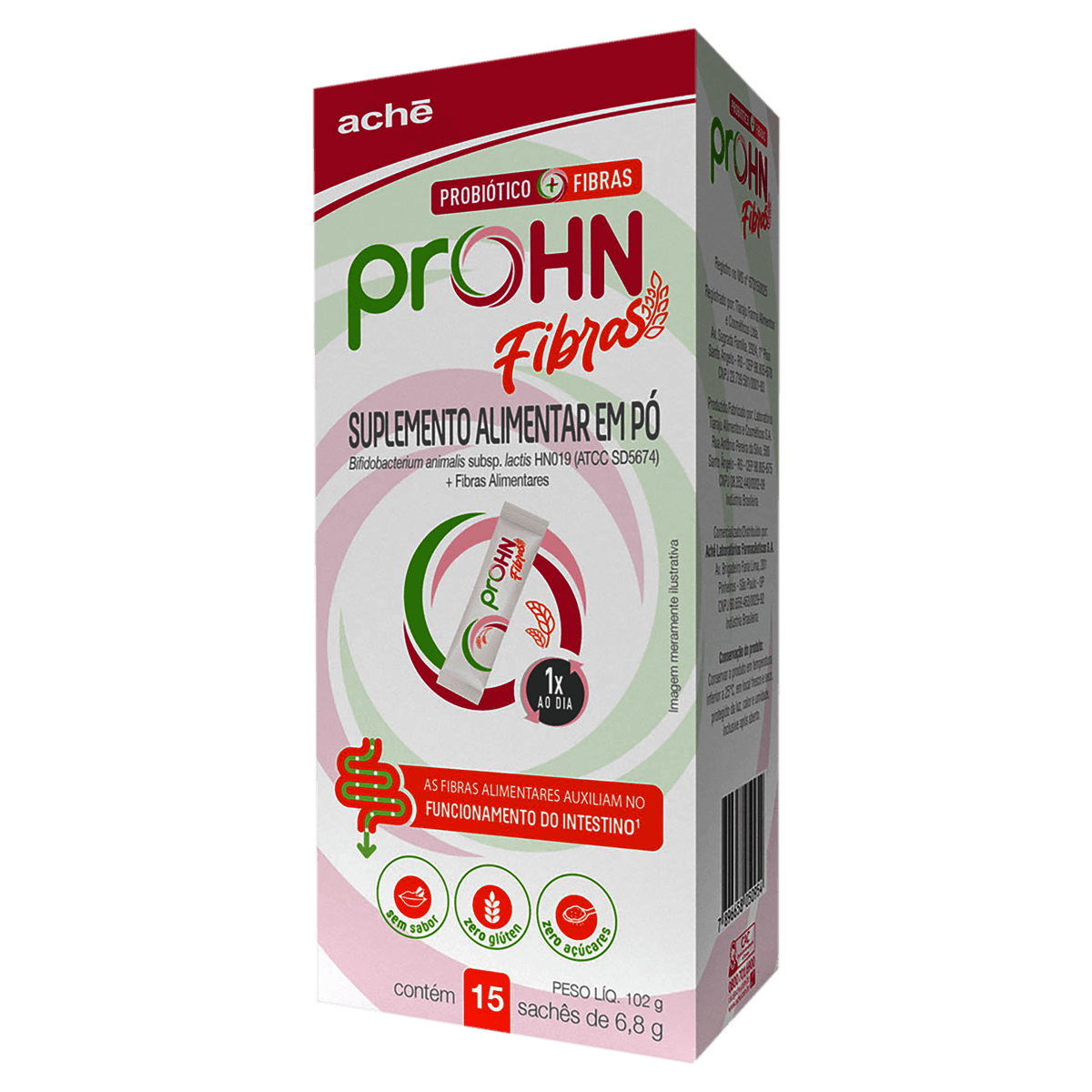 Prohn Fibras em Pó 15 Sachês - Imagem 1