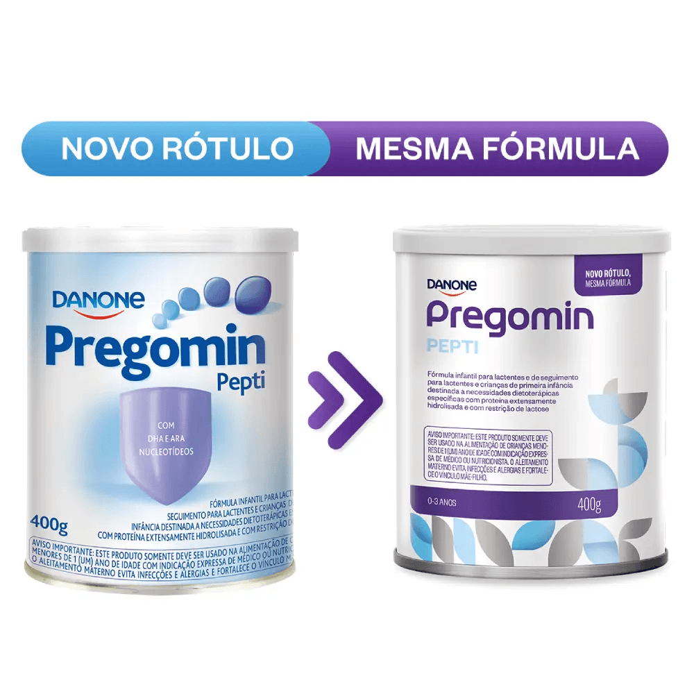 Pregomin Pepti (0 a 3 anos) Lata 400g - Imagem 2