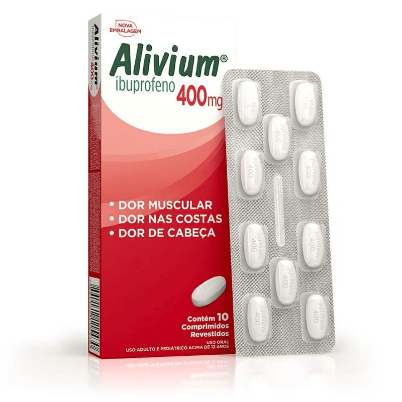 Alivium 400mg - 10 Comprimidos Revestidos - Imagem 1