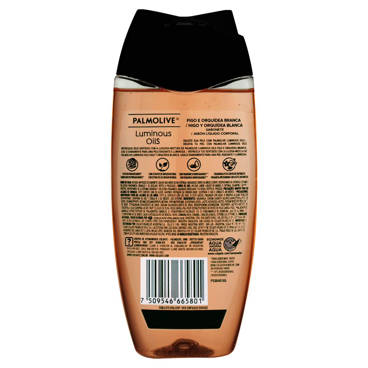 Sabonete Líquido Luminous Oil Figo e Orquídea Branca Palmolive 250mL - Preview 2