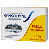 Creme Dental Sensodyne Branqueador Extra Fresh Antitártaro 90g Kit 3 Unidades