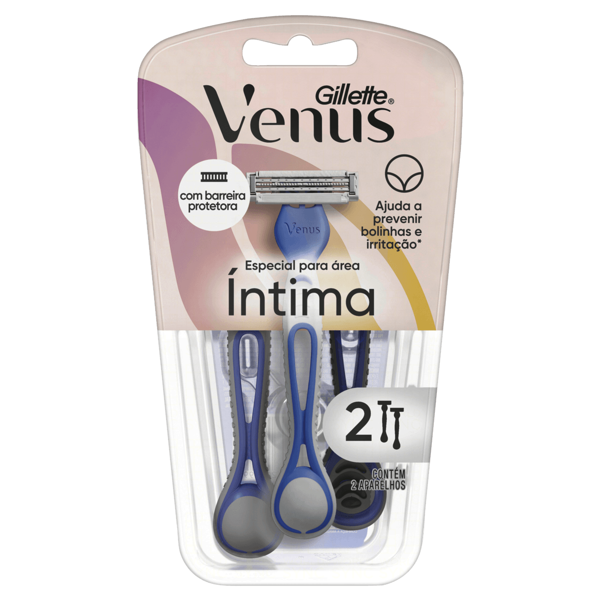 Gillette Venus Íntima Aparelho Depilatório 2 Unidades - Imagem 1