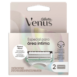 Gillette Venus Especial Área Íntima Refil para Aparelho de Depilar 2 Unidades
