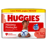 Fralda Descartável Huggies Supreme Care Pacote Hiper XG 56 Unidades