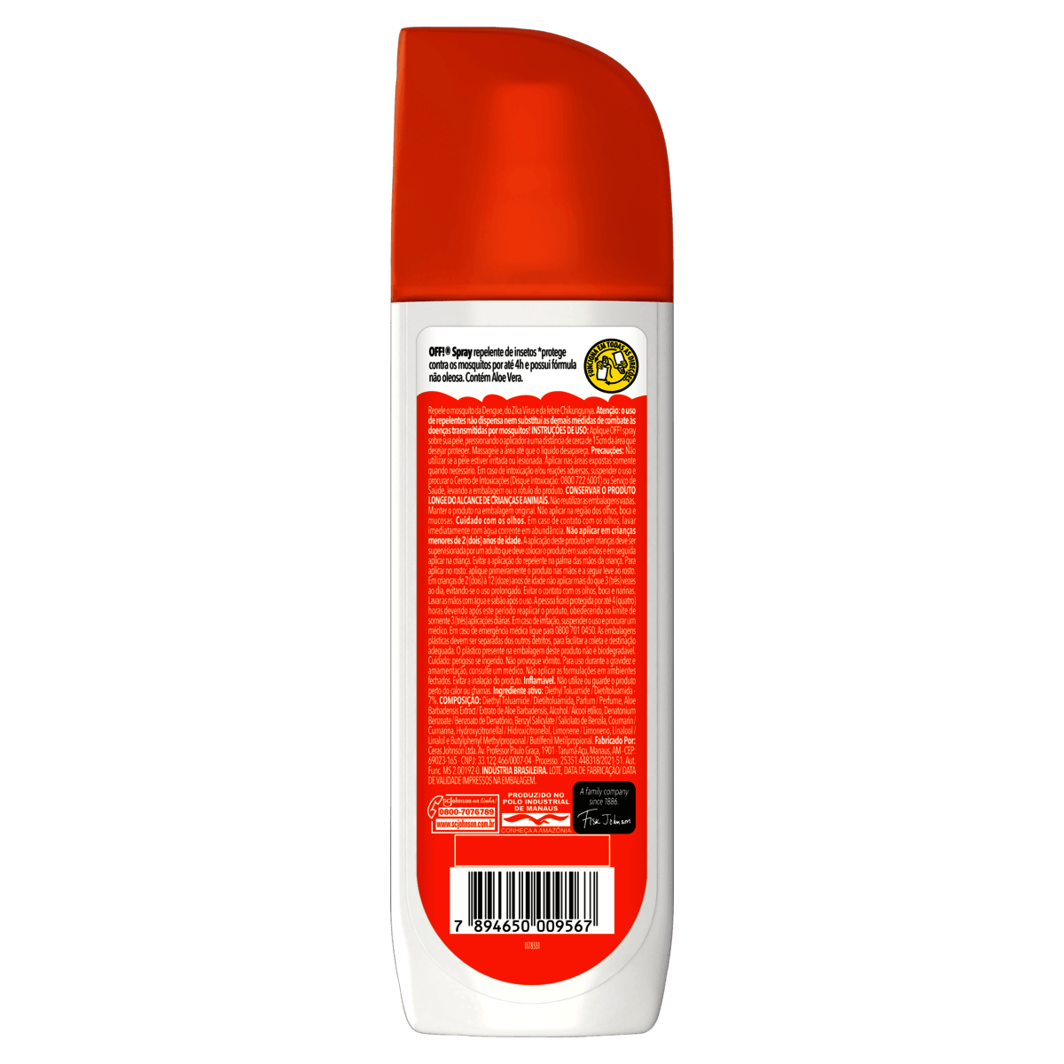 OFF! Family Repelente em Spray 170mL - Imagem 2