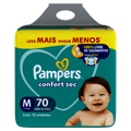 Fralda Descartável Pampers Confort Sec M 70 Unidades