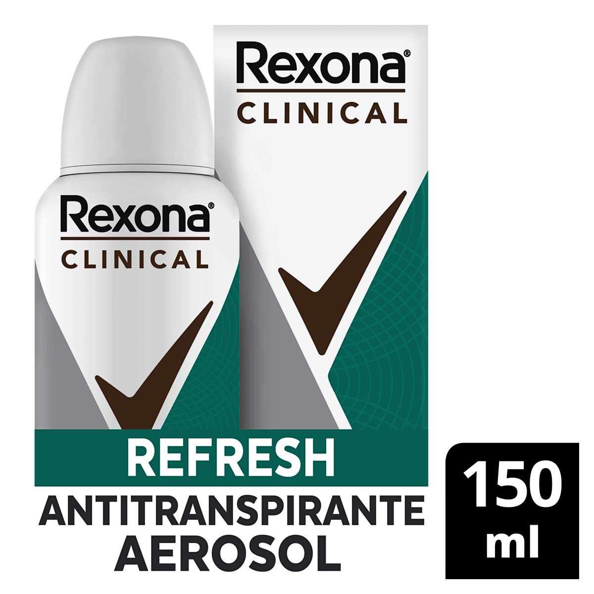 Rexona Clinical Feminino Desodorante Aerosol Refresh 96h 150mL - Preview 4