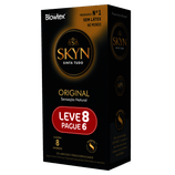 Preservativo Skyn Original Lubrificado Leve 8 Pague 6 Unidades