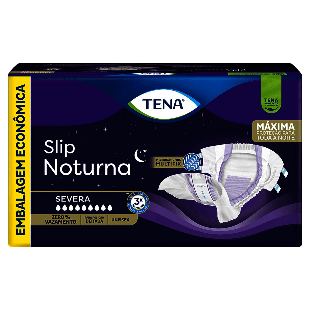 Fralda Geriátrica Tena Slip Noturna Tamanho G 24 Unidades - Preview 1