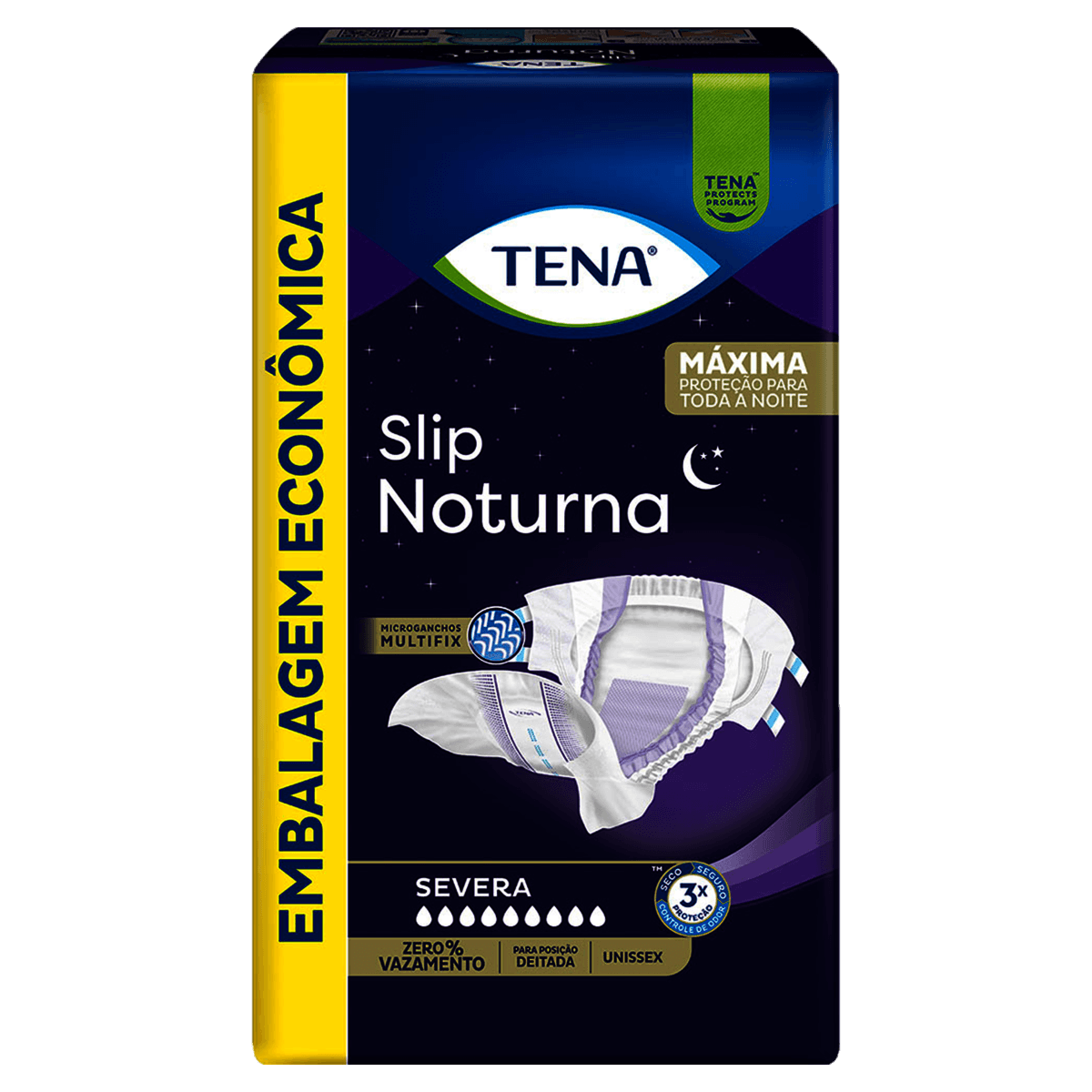 Fralda Geriátrica Tena Slip Noturna Tamanho G 24 Unidades - Imagem 2