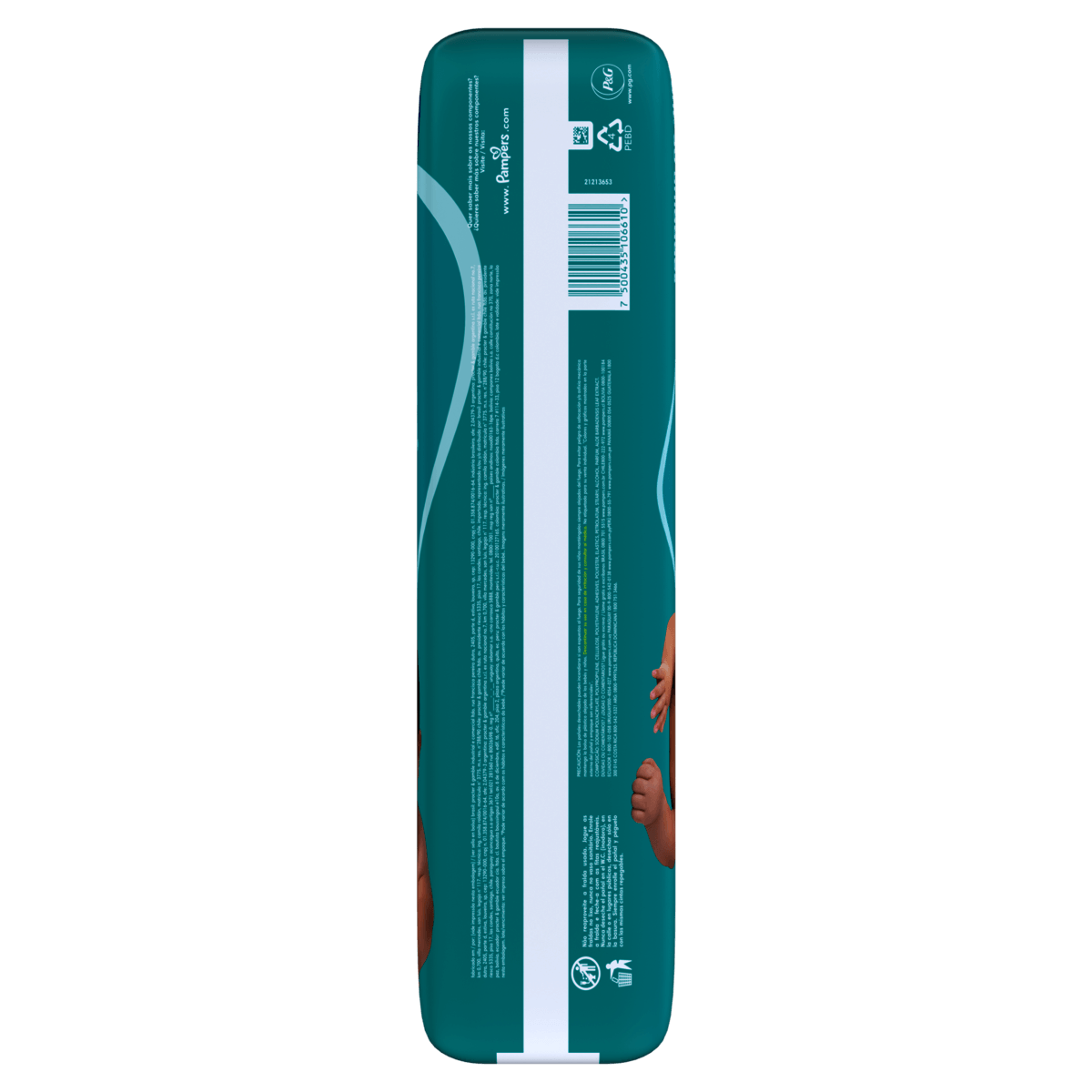 Fralda Pampers Confort Sec P 50 Unidades - Imagem 2