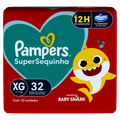 Fralda Descartável Pampers Supersec XG 32 Unidades