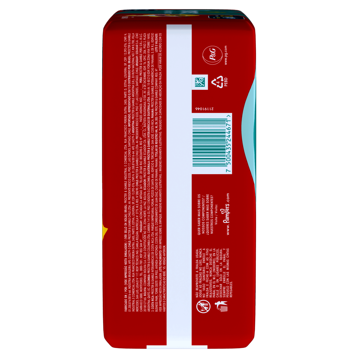 Fralda Descartável Pampers Supersec XG 32 Unidades - Imagem 4