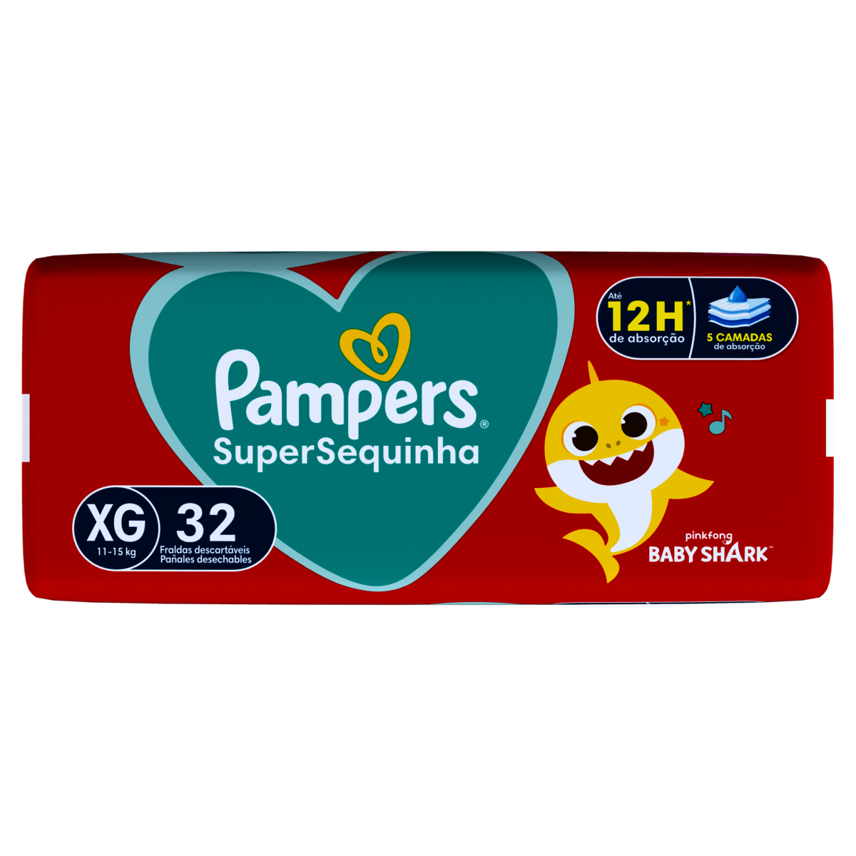 Fralda Descartável Pampers Supersec XG 32 Unidades - Preview 5