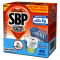 SBP Repelente Elétrico Líquido Cheiro Suave 45 Noites Aparelho + Refil 35mL