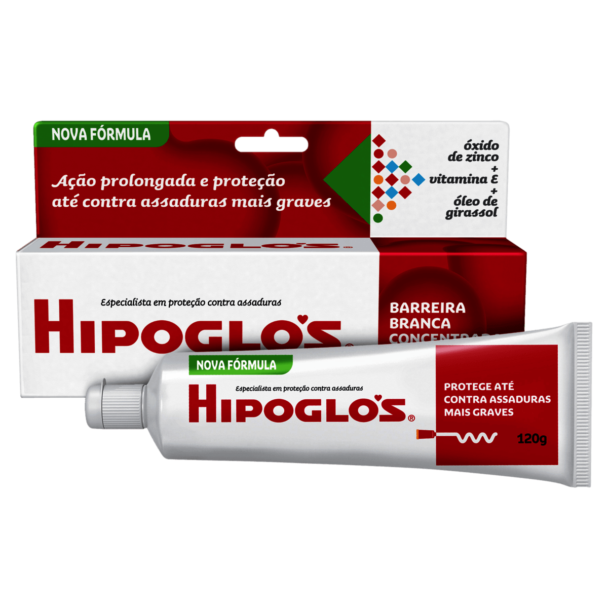 Hipoglós Original Creme para Assaduras 120g - Imagem 1