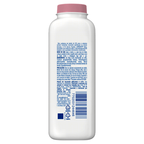 Talco Dermo Protetor Johnson's Baby Tripla Ação 100g - Imagem 2