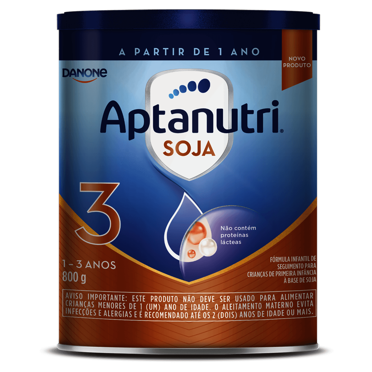 Aptanutri 3 Soja Fórmula Infantil 1-3 Anos 800g - Preview 1