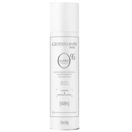 Desodorante Giovanna Baby 0% Alumínio Neutral aerossol, 1 unidade com 150mL - Imagem 1