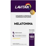 Lavitan Melatonina maracujá, caixa com 150 comprimidos mastigáveis