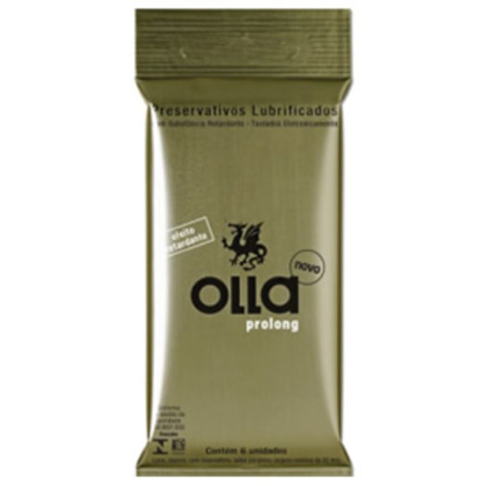 Preservativo Olla bolso, prolong, pacote com 6 unidades - Imagem 1