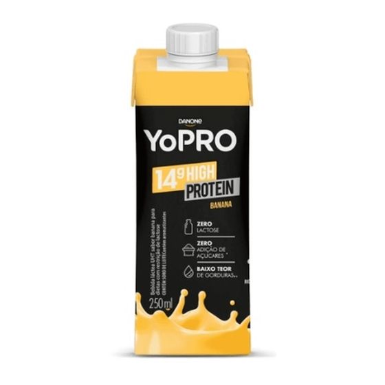 Bebida Láctea YoPRO High Protein banana, 250mL - Imagem 1