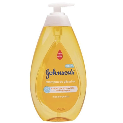 Shampoo de Glicerina Johnson's Baby Regular 750mL - Imagem 1