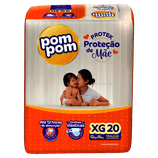 Fralda Pom Pom Derma Protek Tamanho XG 20 Unidades