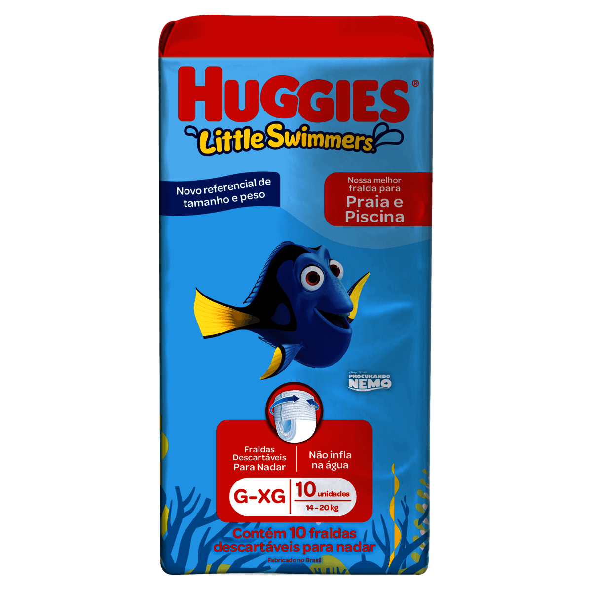 Fralda de Banho Huggies Little Swimmers G/XG 10 Unidades - Imagem 1