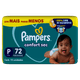 Fralda Descartável Pampers Confort Sec P Leve Mais Pague Menos 72 Unidades - Preview 1